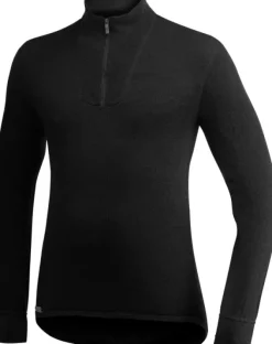 Woolpower Zip Turtleneck 200 Unisex Black
